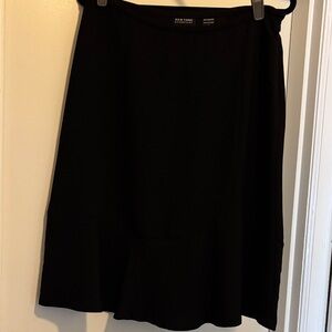 New York & Company Classic Black A-Line Skirt